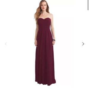 BILL LEVKOFF chiffon bridesmaids dress